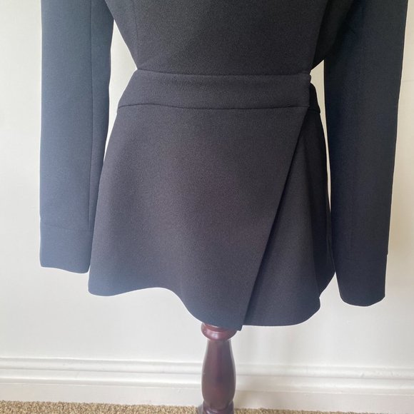 Misha Collection Open Back Jacket Blazer Black - Picture 5 of 11